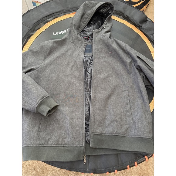 Tommy Hilfiger Other - Tommy Hilfiger XXL Hooded Water resistant down lined Double Zippere heavy jacket